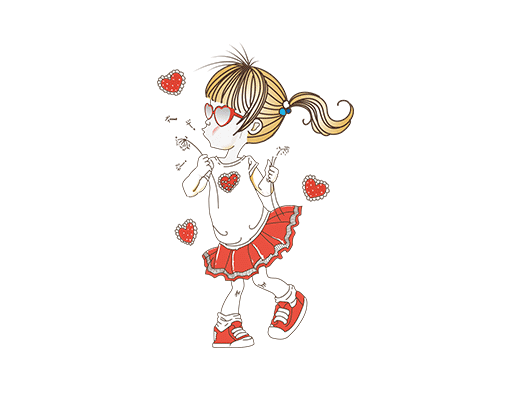 卡通女孩头像手绘女孩头像简笔卡通人物