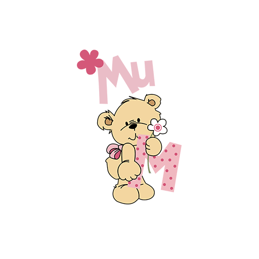 卡通熊图案手绘小熊可爱卡通动物简笔卡通动物