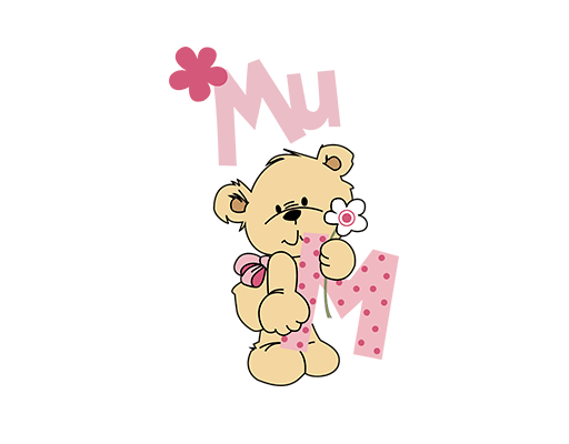 卡通熊图案手绘小熊可爱卡通动物简笔卡通动物