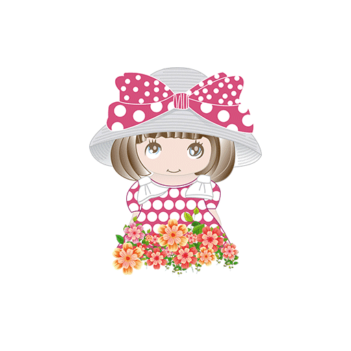 卡通女孩头像手绘女孩头像戴帽子女孩头像