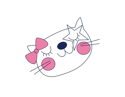 卡通猫咪头像手绘猫头像卡通动物头像