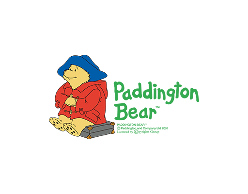 戴帽子的熊图案卡通动物图案可爱卡通印花素材