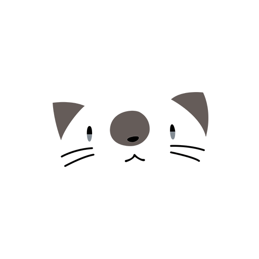 卡通动物头像动物表情图案儿童印花素材