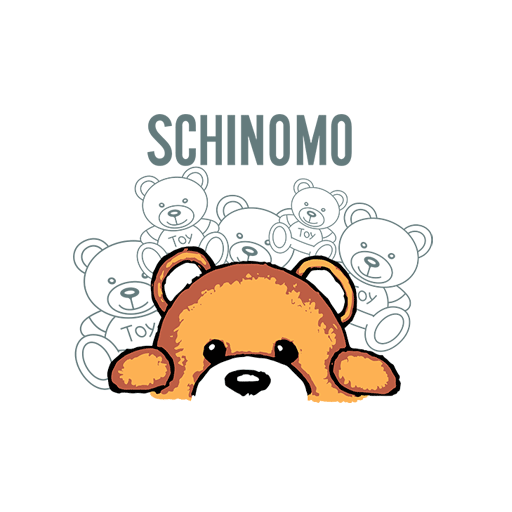 卡通小熊头像莫斯奇诺小熊可爱手绘小熊