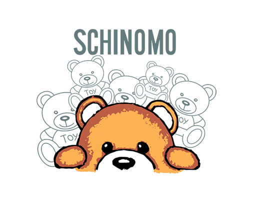 卡通小熊头像莫斯奇诺小熊可爱手绘小熊