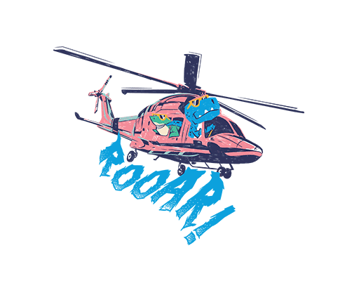 卡通飞机图案手绘卡通恐龙图案儿童印花素材