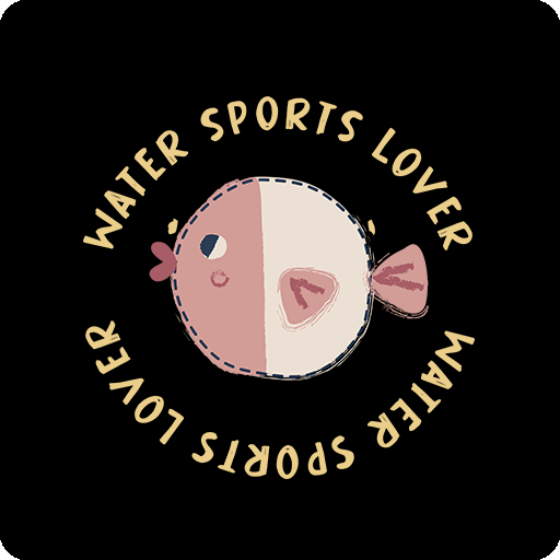 卡通鱼图案彩色鱼图案儿童动物印花素材可爱鱼