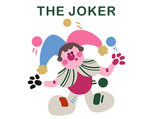 手绘卡通图案简笔卡通小丑图案杂技图案儿童