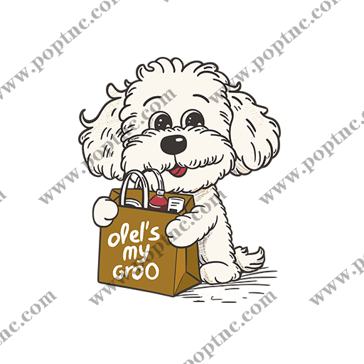 卡通小狗图案手绘小狗儿童印花素材可爱卡通动物