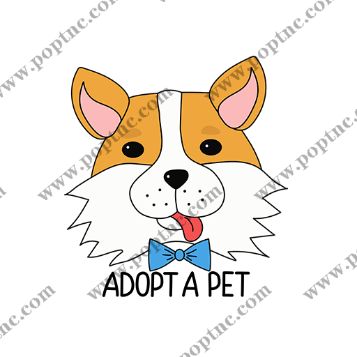 卡通小狗头像手绘小狗头像儿童印花素材