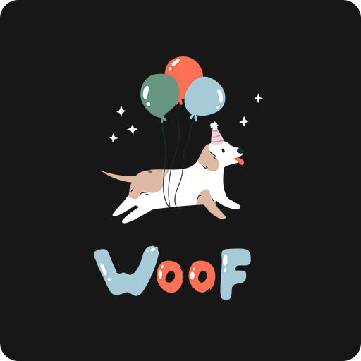 卡通小狗图案手绘小狗气球小狗印花素材儿童印花素材