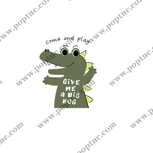 卡通恐龙图案手绘恐龙儿童印花素材卡通动物图案