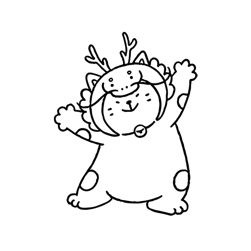 卡通动物图案卡通小猫图案男装儿童印花素材