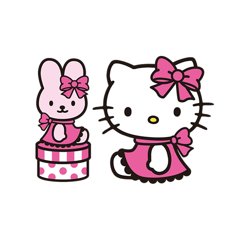卡通HELLO KITTY图案动画片图案儿童印花素材