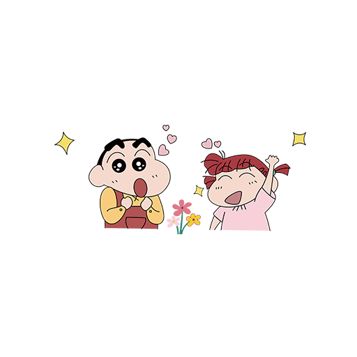 蜡笔小新图案手绘卡通人物儿童印花素材卡通动画片图案