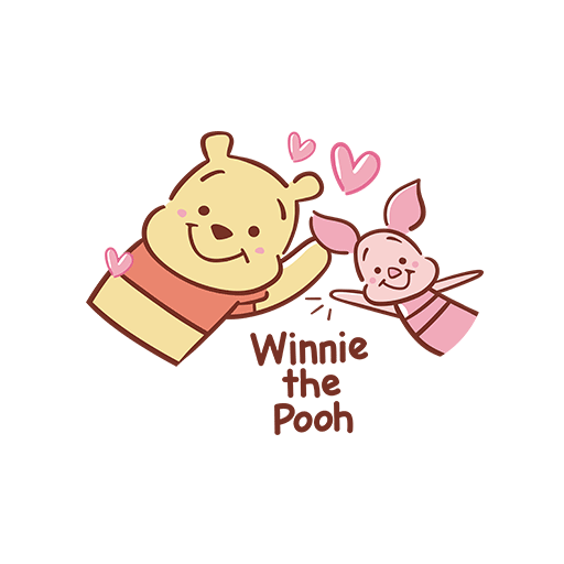 卡通小熊图案维尼熊图案儿童印花素材WINNIE THE POOH