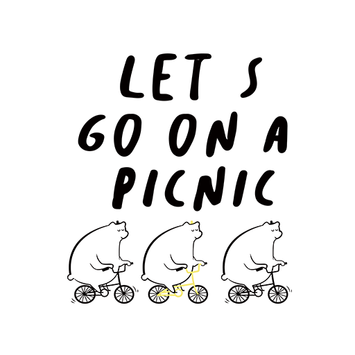 骑车的小熊图案手写英文字母图案儿童印花素材卡通动物