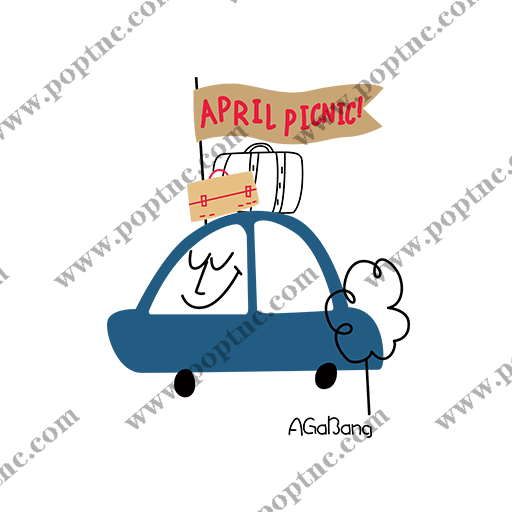 卡通汽车图案儿童印花素材手绘汽车印花素材