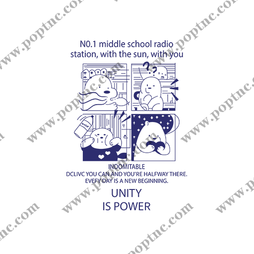 卡通小熊图案手绘小熊儿童印花素材卡通动物图案