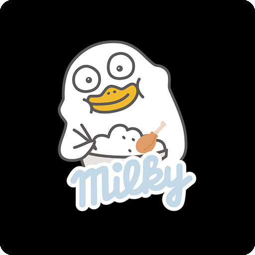 卡通鸭子图案手绘鸭子白色鸭子儿童印花素材