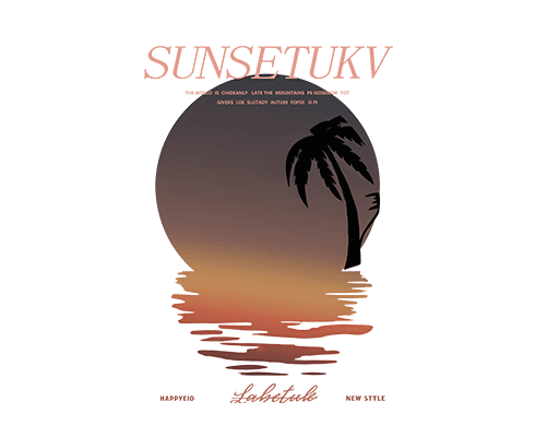 卡通太阳图案卡通英文字母图案