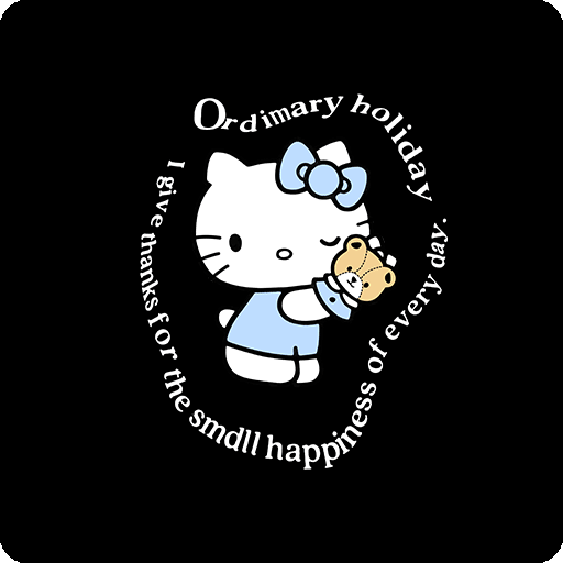 hello kitty图案动画片图案儿童印花素材