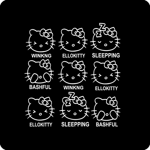 hello kitty图案卡通动画片图案