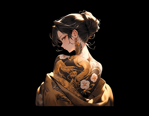 卡通人物图案动画片人物图案卡通女孩动漫女孩头像女孩背影