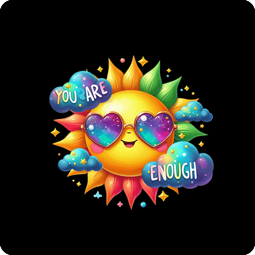 卡通太阳图案戴眼镜的太阳可爱太阳云朵图案