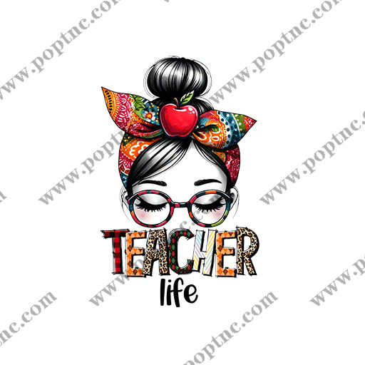 卡通人物头像女孩头像彩色英文字母图案