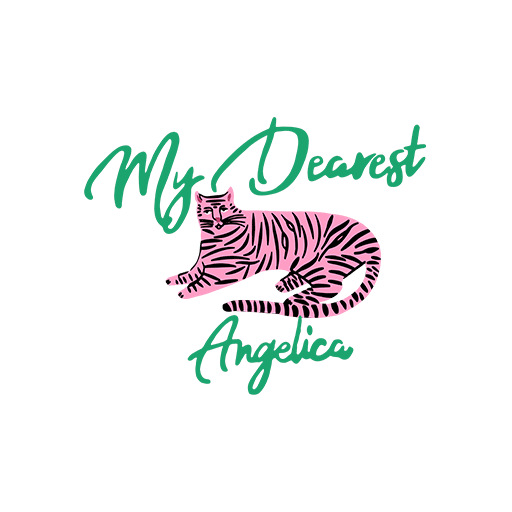 卡通老虎图案手写英文字母手绘老虎图案