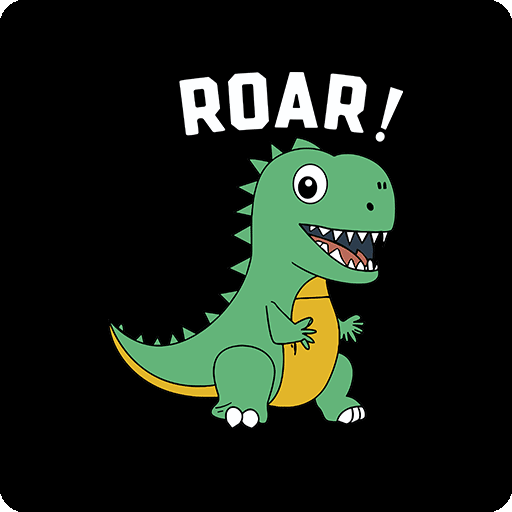 卡通恐龙图案手绘恐龙印花素材可爱卡通动物