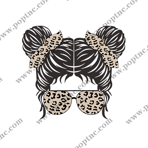 卡通女孩头像戴眼镜的女孩头像剪影女孩剪影