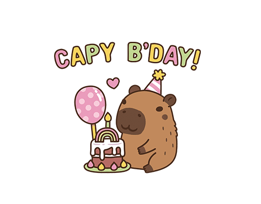 卡皮巴拉图案卡通英文字母图案卡通动物图案