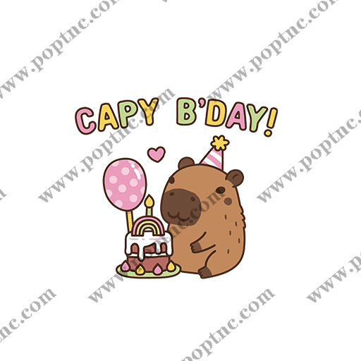 卡皮巴拉图案卡通英文字母图案卡通动物图案