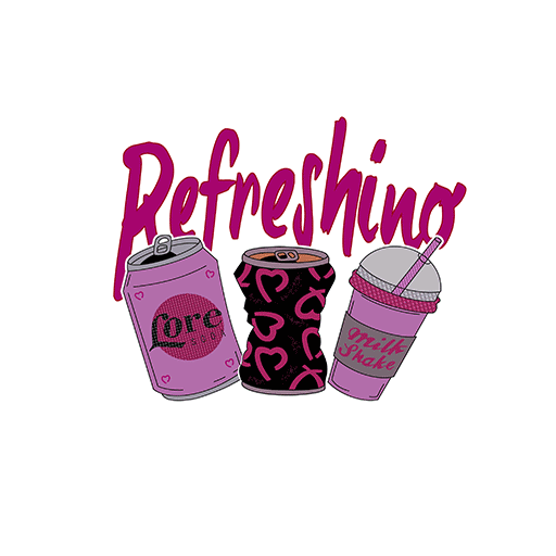 卡通瓶子图案手绘易拉罐图案可乐瓶子