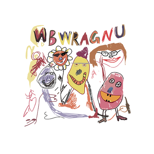 涂鸦线条儿童涂鸦人物涂鸦英文字母图案