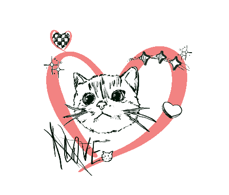 爱心猫