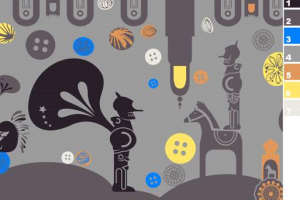 复古童趣风面料印花素材，适用于儿童服装印花设计