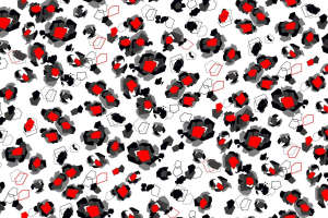 抽象几何碎块风面料印花素材，适用于潮流服装印花设计