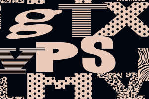 复古拼贴风面料印花素材，适用于服装印花设计与潮流服饰开发