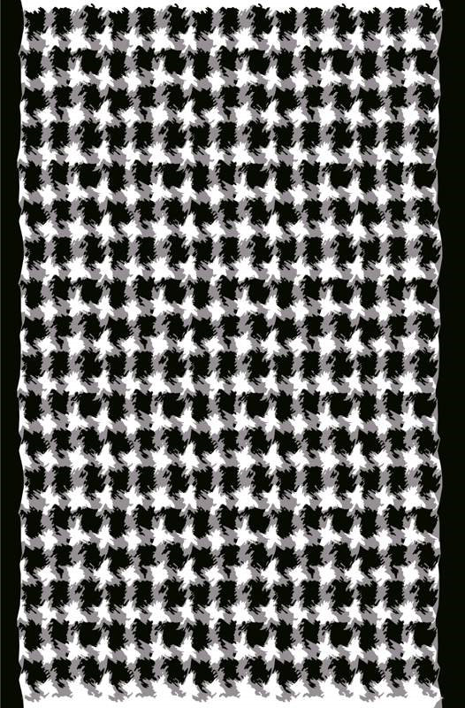 经典千鸟格面料印花素材,适用于服装印花设计与高端成衣定制