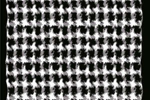 经典千鸟格面料印花素材，适用于服装印花设计与高端成衣定制