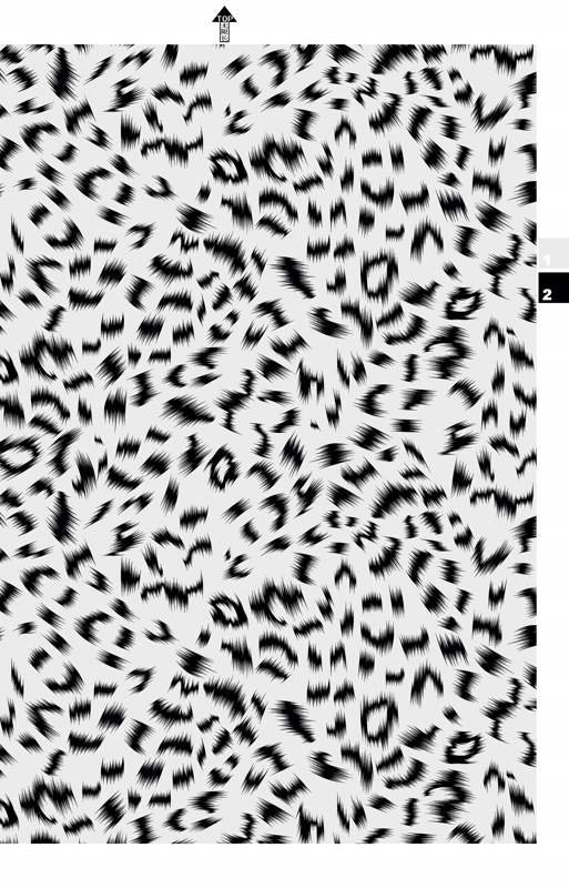 黑白抽象豹纹面料印花素材,适用于时尚服装印花设计