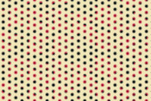 复古波点边饰面料印花素材，适用于服装印花设计与数码印染