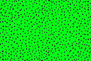 高对比度黑点渐变面料印花素材，适用于潮流服装印花设计