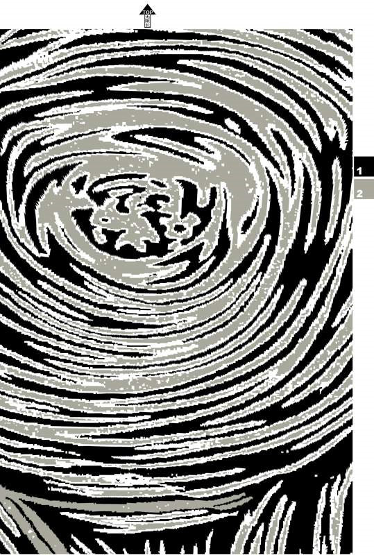 漩涡纹理面料印花素材,适用于服装印花设计的抽象动感花型