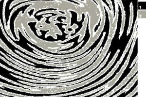 漩涡纹理面料印花素材，适用于服装印花设计的抽象动感花型