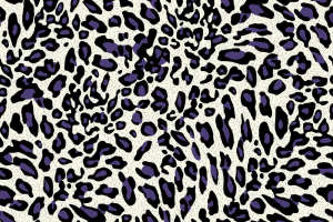 紫色豹纹面料印花素材图，适用于服装印花设计与数码印染