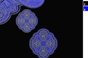 蓝黑古典佩斯利面料印花素材，适用于高端服装印花设计